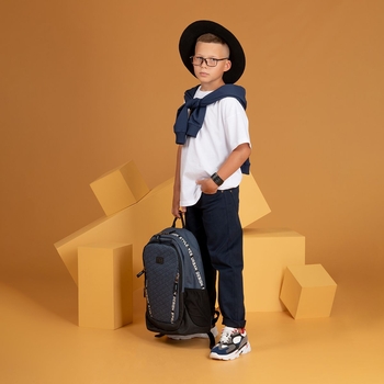 Рюкзак Yes T-116 Street slang, черный с синим (555533) - Pampik - 5