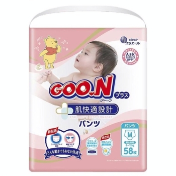 Подгузники-трусики Goo.N Plus 3 (6-12 кг) 58 шт. - Pampik