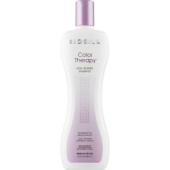 Шампунь для світлого волосся BioSilk Color Therapy Cool Blonde 355 мл - Pampik