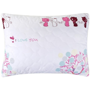 Дитяча подушка Iris Home Kitty, 70х50 см, біла (svt-2000022304009) - Pampik