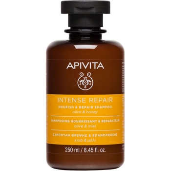 Шампунь Apivita Живлення та відновлення, з оливою та медом, 250 мл - Pampik