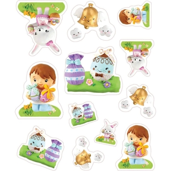 Книга з наліпками Богдан Наліпки для малят Великдень - Бомон Емілія, Беліно Наталя (978-966-10-6188-9) - Pampik - 5