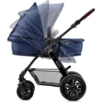 Універсальна коляска 3 в 1 Kinderkraft Moov Navy синя (00-00158732) - Pampik - 9