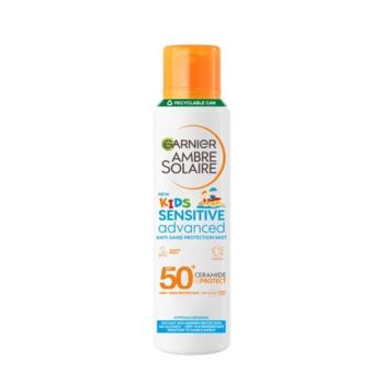 Солнцезащитный спрей-мист для детей Garnier Ambre Solaire Kids, SPF 50+, 150 мл - Pampik