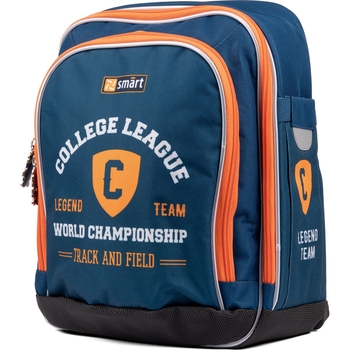 Рюкзак шкільний Smart H-55 College league, синий (558034) - Pampik