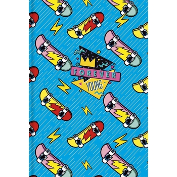 Зошит для записів MonAmi, A5, у клітинку, 80 арк., блакитний (A5-IC-080-7006K) - Pampik