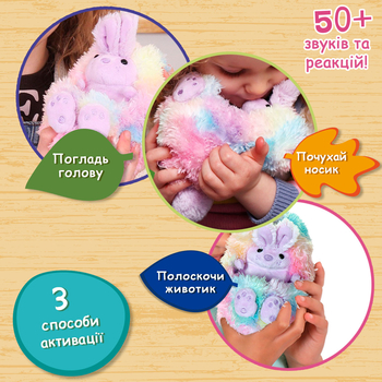 Інтерактивна іграшка Curlimals Кролик Бо (3723) - Pampik - 3