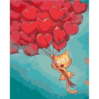 Картина за номерами ArtCraft Котяча мрія 40x50 см (15551-AC) - Pampik