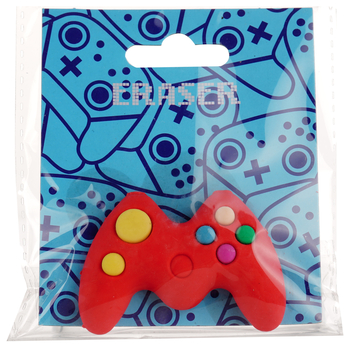 Ластик Offtop Приставка, красный (880679) - Pampik