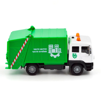 Автомодель TechnoDrive City service Мусоровоз зеленая (510705.270) - Pampik - 6