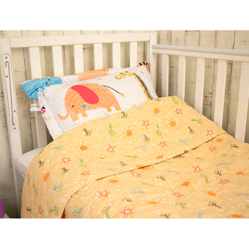 Ковдра дитяча бавовняна Руно Jungle, 140х105 см, (320.137ХБУ_Jungle) - Pampik - 2