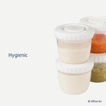 Контейнери для зберігання грудного молока і дитячого харчування Difrax 6 шт. (617) - Pampik - 2