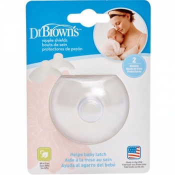 Силиконовые насадки на соски Dr. Brown's, размер 2, 2 шт. - Pampik