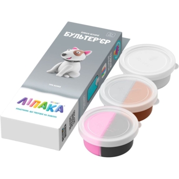 Набір пластиліну Ліпака Собачі історії Бультер'єр (30119-UA01) - Pampik - 2