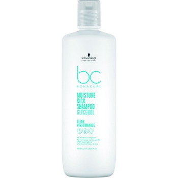 Шампунь для нормальных и сухих волос Schwarzkopf Professional BC Bonacure Moisture Kick Shampoo Glycerol 1 л - Pampik