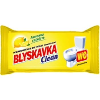 Освежающее средство для унитаза Blyskavka Clean Лимонная свежесть, запасной блок - Pampik