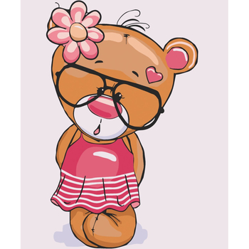 Картина по номерам ArtCraft Медвежонок Роузи 25x30 см (15528-AC) - Pampik