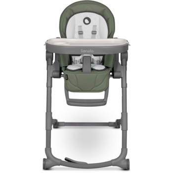 Стільчик для годування Lionelo Cora Plus Green Olive, сіро-оливковий (LO-CORA PLUS GREEN OLIVE) - Pampik - 2