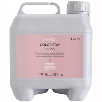 Безсульфатний шампунь для фарбованого волосся Lakme Teknia Color Stay Shampoo 5 л - Pampik
