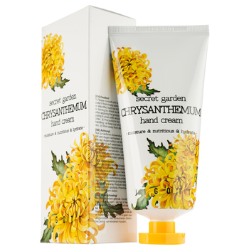 Крем для рук Jigott Secret Garden Chrysanthemum Hand Cream Хризантема, 100 мл - Pampik