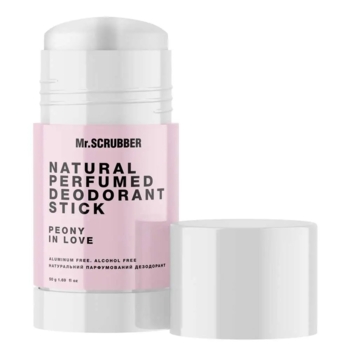 Натуральний парфумований дезодорант Mr.Scrubber Peony in Love, 50 г - Pampik