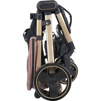 Прогулянкова коляска El Camino Dynamic Pro Me 1053G Special Pink, рожева з чорним (25486) - Pampik - 13