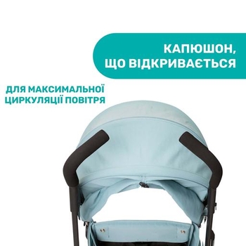 Прогулянкова коляска Chicco Liteway 4, блакитна (79892.13) - Pampik - 10