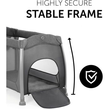 Детский манеж Hauck Play N Relax Melange Charcoal (60009-2) - Pampik - 4