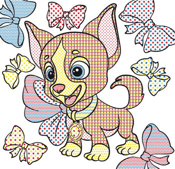 Водная раскраска Кристал Бук Песики, 8 страниц (F00025278) - Pampik - 3