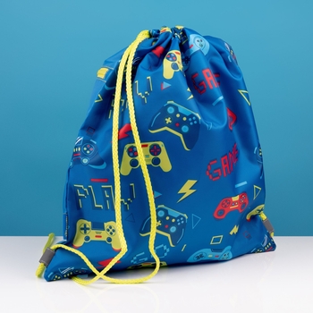 Сумка для обуви 1 Вересня SB-10 Gamer Zone синяя (533492) - Pampik - 3