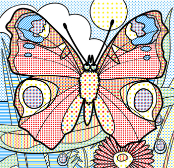 Водяна розмальовка Кристал Бук Метелики, 8 сторінок (F00026444) - Pampik - 3