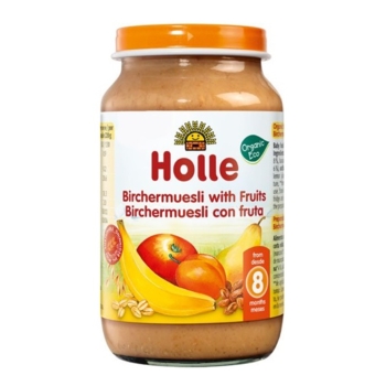 Пюре Holle Мюсли с фруктами, органическое, 220 г - Pampik