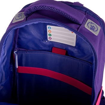 Рюкзак Yes S-74 Minnie Mouse, розовый с фиолетовым (558293) - Pampik - 12