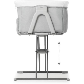 Приставне ліжко Hauck Face to Me 2 Melange Grey, сіре (60853-1) - Pampik - 4