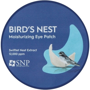 Патчі під очі SNP Bird's Nest Motisturizing Eye Patch з ластівчиним гніздом 60 шт. - Pampik