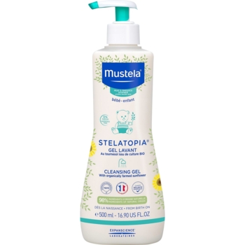 Гель Mustela Stelatopia Cleansing gel для сухой и атопической кожи 500 мл - Pampik
