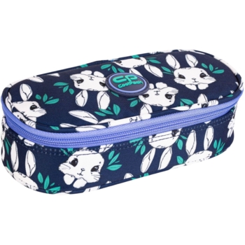Пенал на молнии CoolPack Campus Bunnyland, с органайзером для ручек, 23х9х5 см (F062704) - Pampik