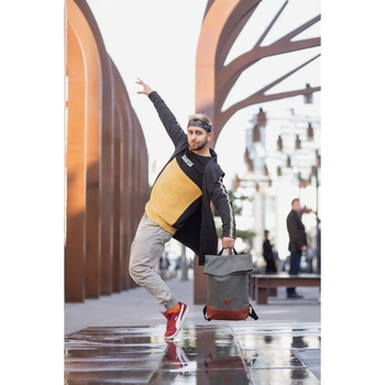 Рюкзак міський Yes Roll-top T-72 Urban grey (557388) - Pampik - 7