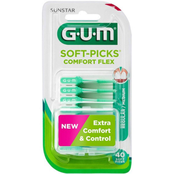 Набір міжзубних щіток GUM Soft Picks Comfort Flex стандарт 40 шт. - Pampik
