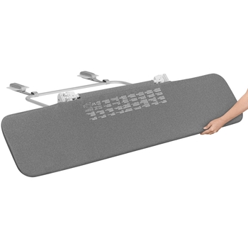 Захисний бар'єр для ліжка Lionelo Lora XL Grey Stone, сірий - Pampik - 2