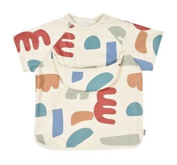 Нагрудник-фартух Beaba з рукавами, різнобарвний (913576) - Pampik - 2