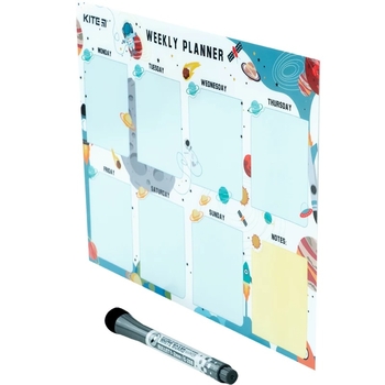 Планер настінний Kite Space на тиждень сухостираємий А4 (K22-471-1) - Pampik - 2