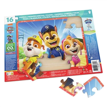 Пазл Paw Patrol Гончик, Скай та Кремез, 16 елементів (SM98392/6067579-3) - Pampik - 2