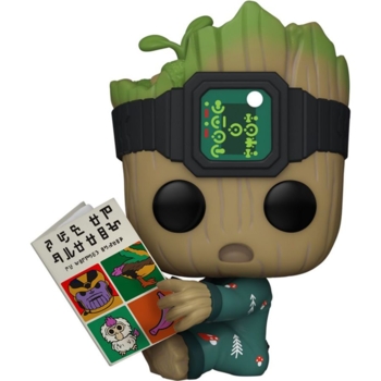 Игровая фигурка Funko Pop! Стражи галактики Грут с книгой (70651) - Pampik