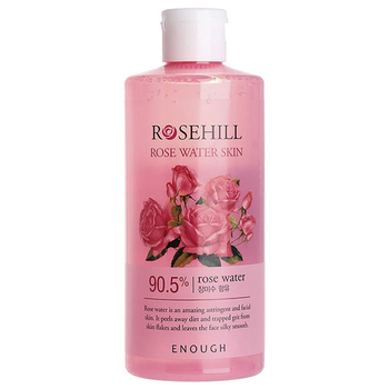 Тонер для лица Enough Rosehill-Rose Water Skin с гидролатом розы, 300 мл - Pampik