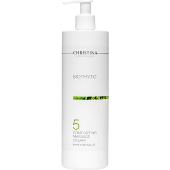 Масажний крем для обличчя Christina BioPhyto 5 Comforting Massage Cream 500 мл - Pampik