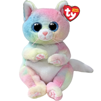 Мягкая игрушка TY Beanie Bellies Радужный кот Cat, 15 см (41291) - Pampik