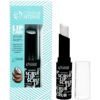 Скраб для губ Colour Intense Lip Care Восстанавливающий, №01 (Кокос), 4 г - Pampik