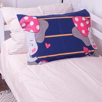 Простирадло MirSon Kids Time Бязь, 17-0539, Elephant - Pampik