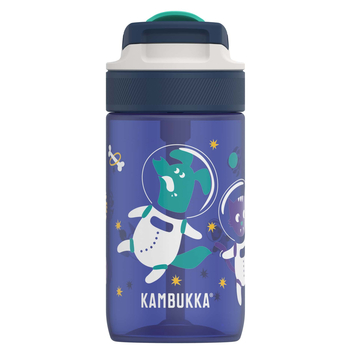 Пляшка для води дитяча Kambukka Lagoon Space Animals, 400 мл, синя (11-04041) - Pampik - 5
